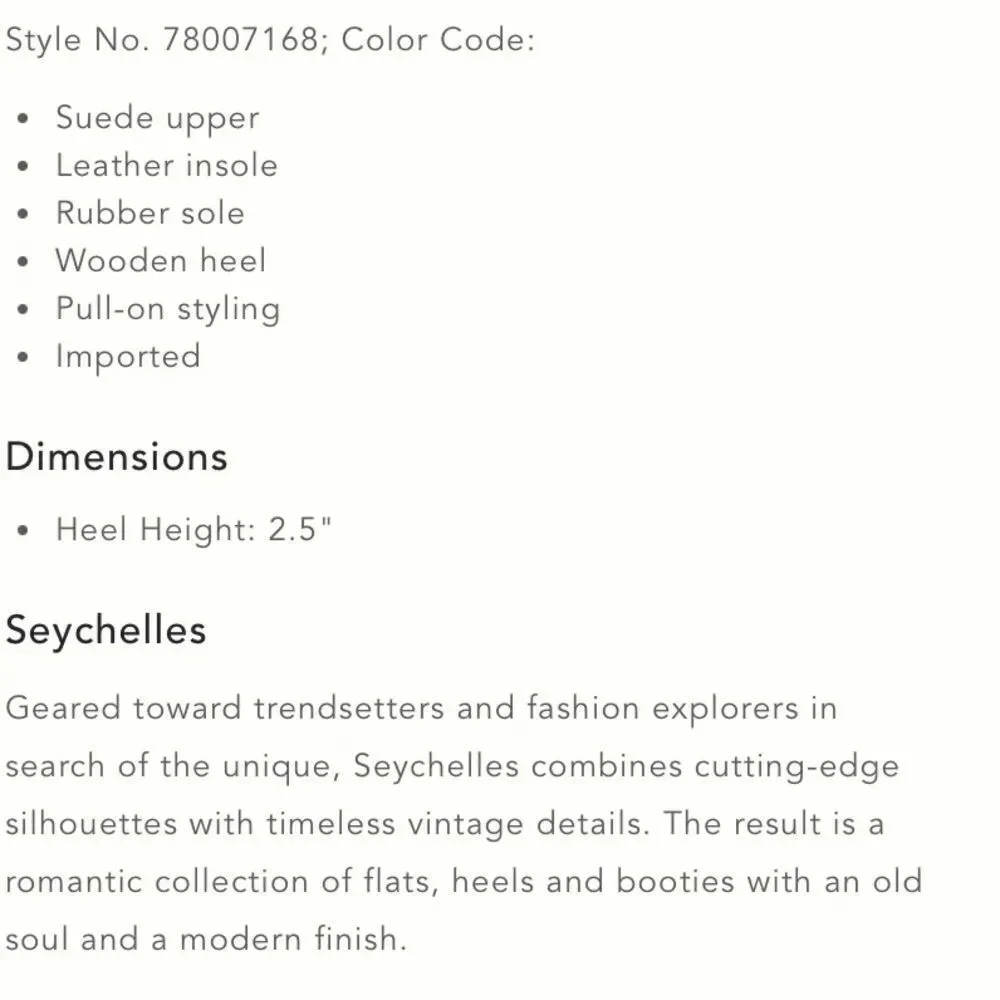 NIB Anthropologie Seychelles You or Me suede boots